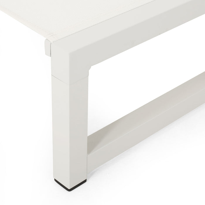 Venice - Classic Chaise Lounge With Adjustable Aluminum Frame