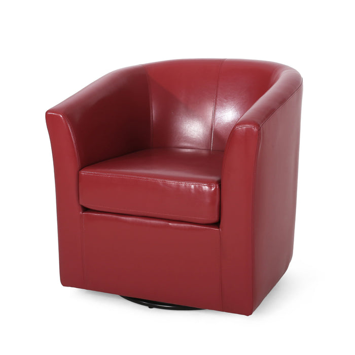 Melodize - Swivel Club Chair With Barrel Shape Design