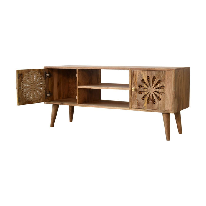Rosalie - Media Unit - Beige Brown