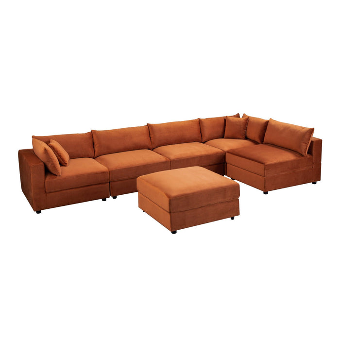 Uptown - Modular Sofa - Burnt Orange