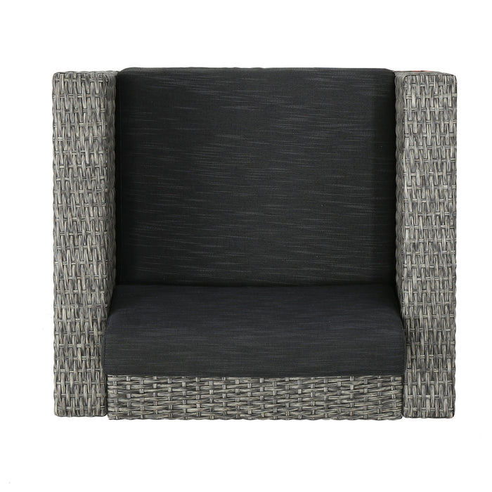 Stylish Outdoor Club Chair With Weather Resistant Cushions