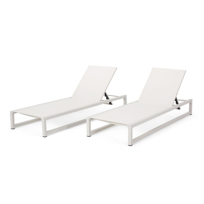 Venice - Classic Chaise Lounge With Adjustable Aluminum Frame