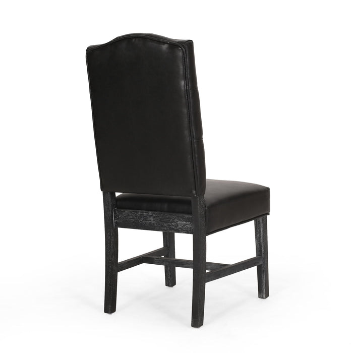 Elegant Dining Chair With Button Tufted Design