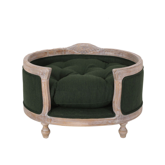 Upholstered Pet Bed, Fabric Dog Bed