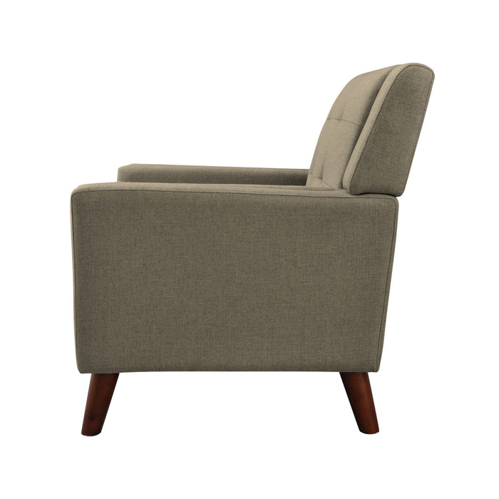 Luminaesque - Fabric Upholstered Armchair With Tufted Back
