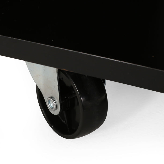 Yohaan - Contemporary Kitchen Cart With Wheels