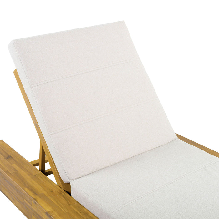 Outdoor Chaise Lounges With Water-Resistant Cushions