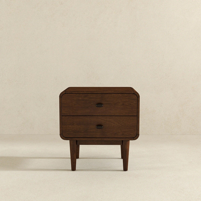 Alexa - Mid-Century Modern Style Night Stand - Brown