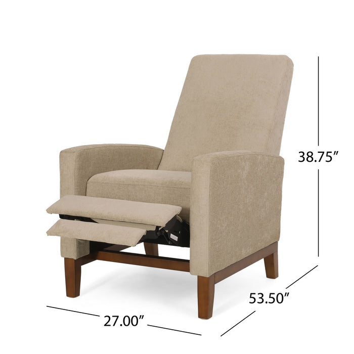 Contemporary Wide Manual Club Recliner