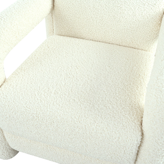 Push Back Recliner Armchair Upholstered Recliner Chair Single Sofa With Adjustable Backrest