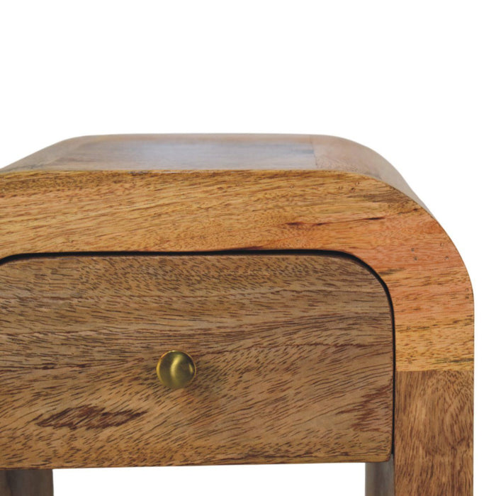Mini Darcy - Nightstand With Curved Edges