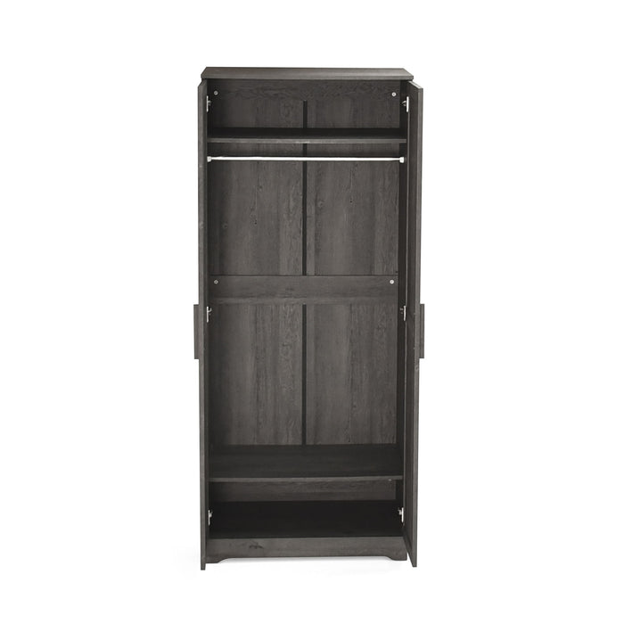 Danbury - Wood Wardrobe - Gray