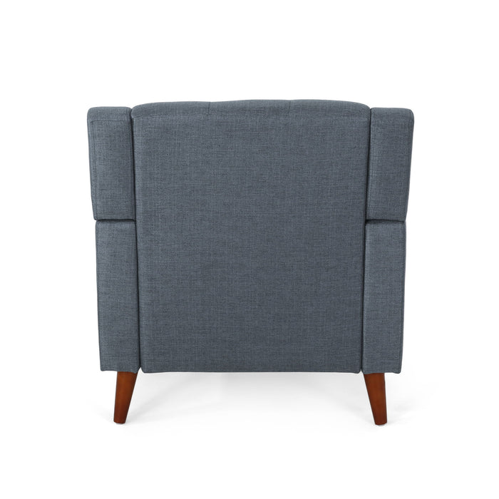 Luminaesque - Fabric Upholstered Armchair With Tufted Back