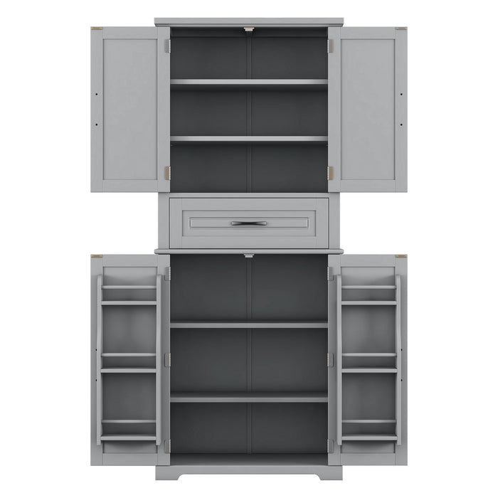 Bathroom Storage Cabinet With Multifunctional Storage Space, Drawer With Slide Rails, Adjustable Shelf