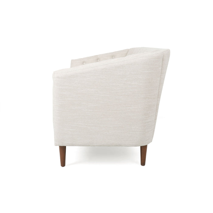 Sophisticated Loveseat With Diamond Stitched Detailing