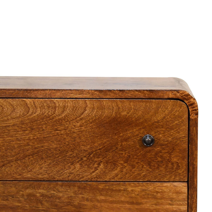 3 Drawer Mini Curved Chest