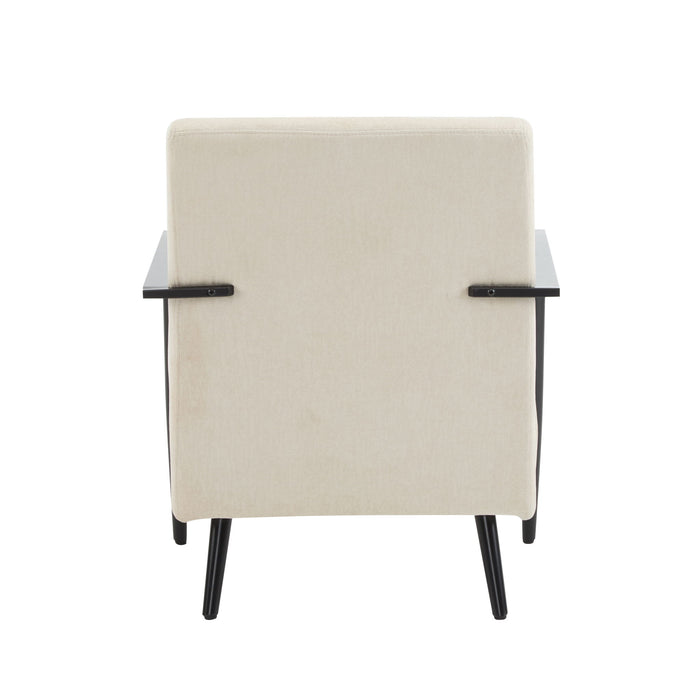 Modern Lounge Chair With Polyester Upholstery