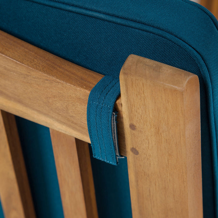 Casa - Acacia Club Chair Coastal Classic Outdoor Seating, Waterproof Fabric