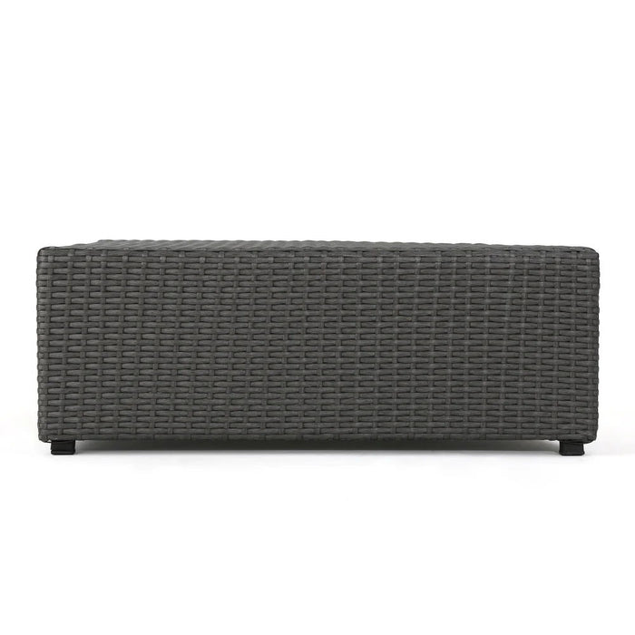 Santa Cruz - Outdoor 8 Piece Sectional Set - Dark Brown