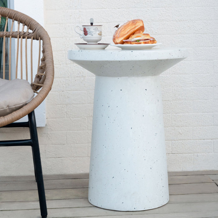 Terrazzo - Outdoor Side Table - White
