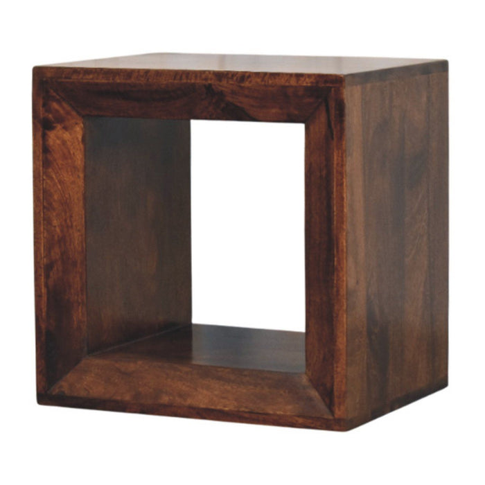 Solis - Open Side Table - Brown