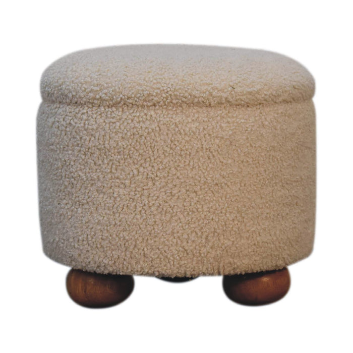 Storage Footstool - Cream