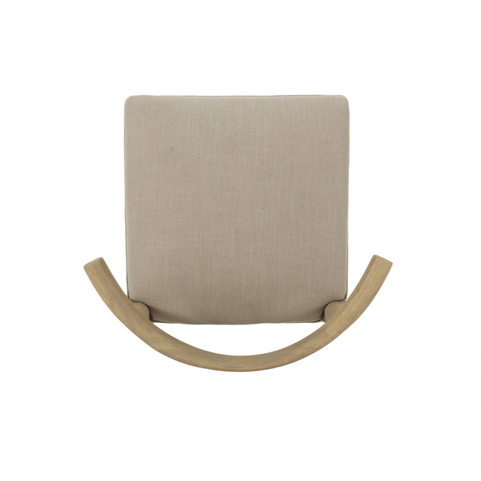 Mid Century Modern Dining Chair Set With Upholstered Seating