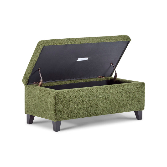 Storage Ottoman With Flip Top Lid