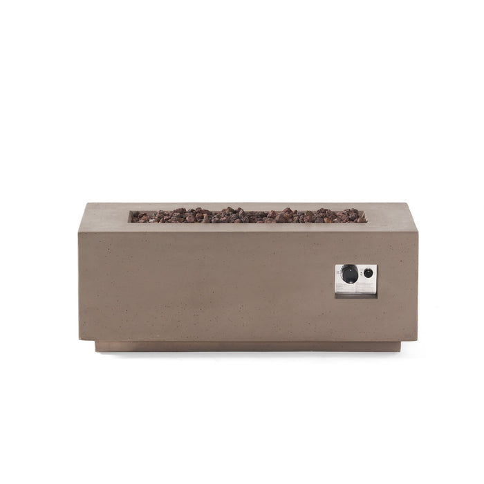 Contemporary Outdoor 40,000 Btu Propane Fire Pit