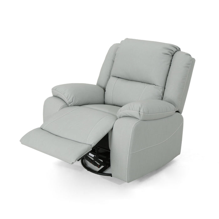 Stylish Wide Manual Swivel Standard Recliner