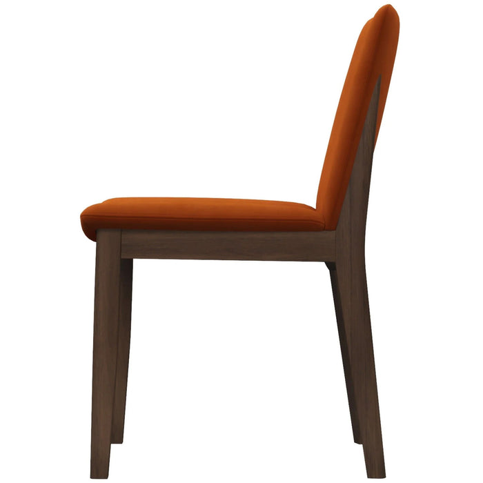 Laura - Mid-Century Modern Solid Wood Dining Chair (Set of 2)