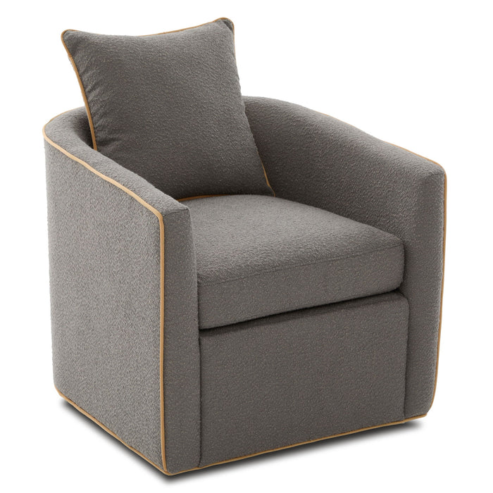 Swivel Accent Chair, Rotating Base, For Living Room
