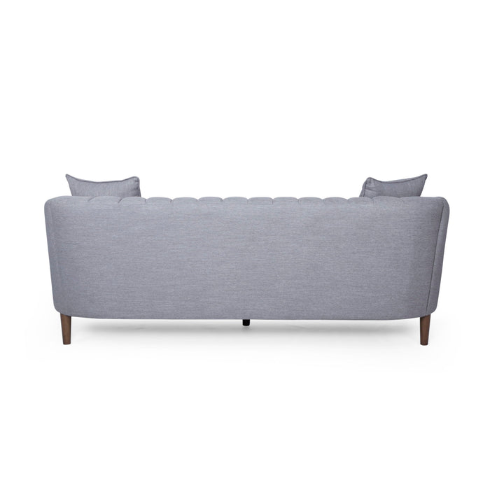 Contemporary 3 Seater Sofa With Plush Accents