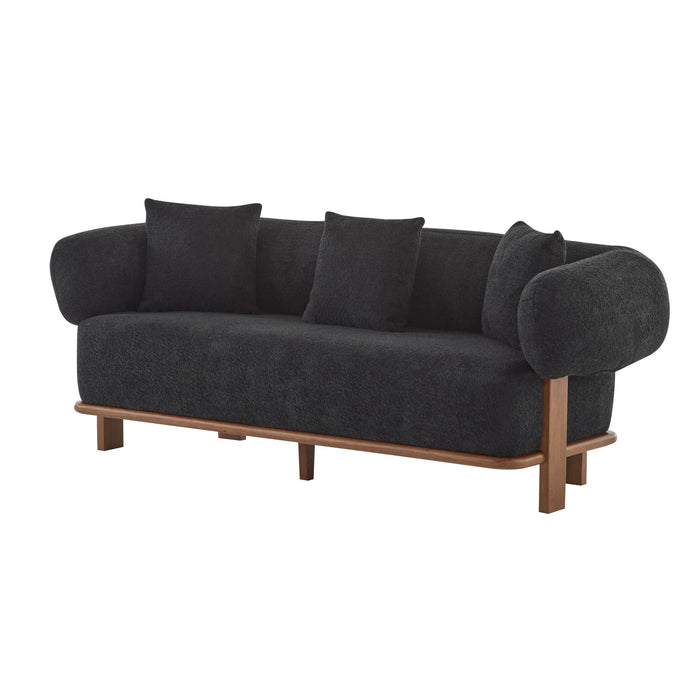 Modern Curved Arm Sofa