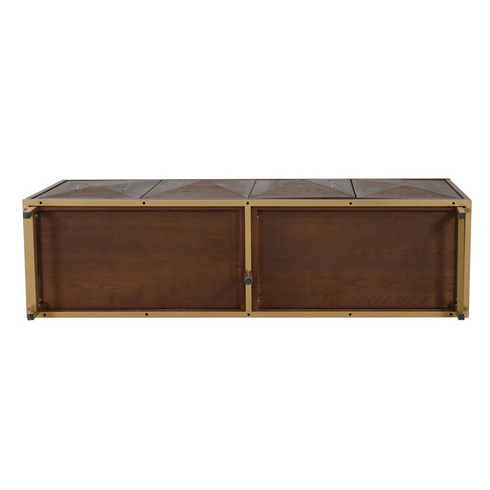 Tamid - Modern Wide Handcrafted Sideboard With Adjustable Shelves