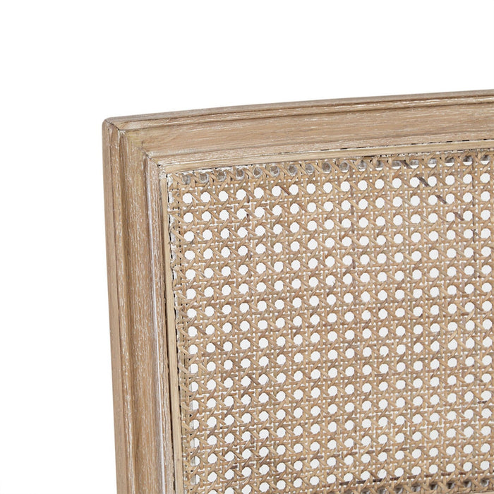 Modern Armless Dining Chair With Cane Back (Set of 2)