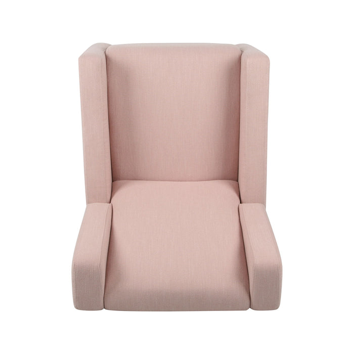 Landau Contemporary Fabric Upholstered Swivel Recliner