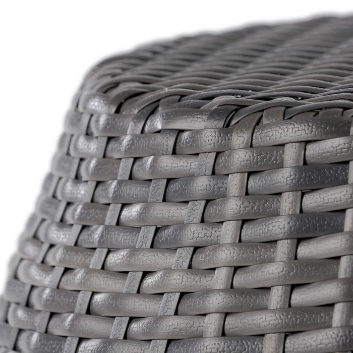 Outdoor Wicker Patio Side Table