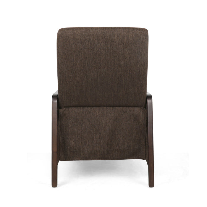 Drury - Contemporary Fabric Upholstered Pushback Recliner
