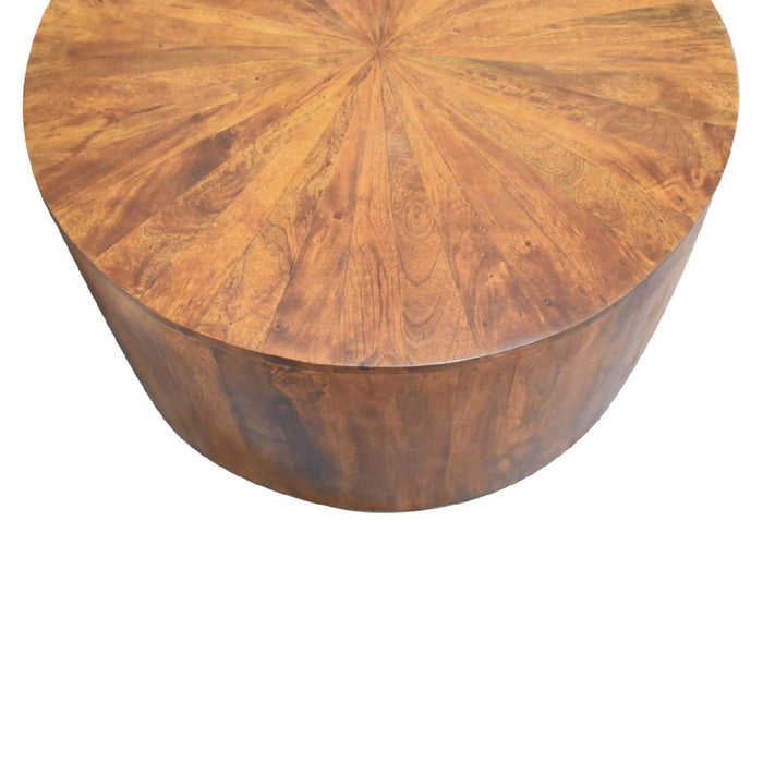Round Coffee Table - Chestnut
