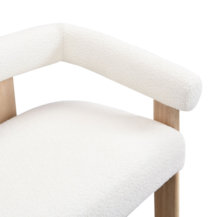 Modern Round Armrest Loveseat