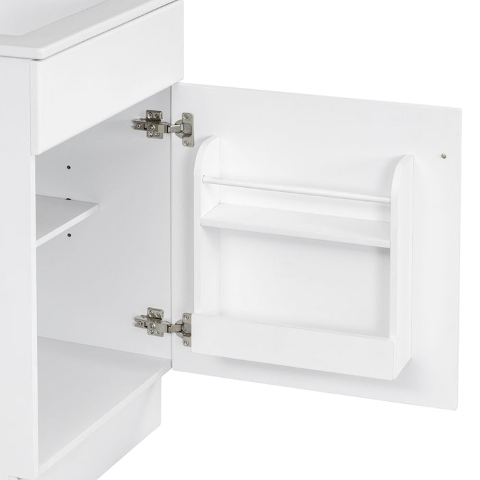 Bathroom Vanity With Sink, Cabinet With Adjustable Shelf