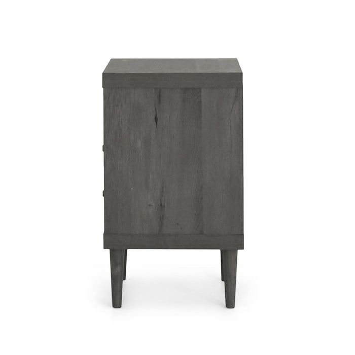 Nystrom - Mid Century Modern 2 Drawer Nightstand