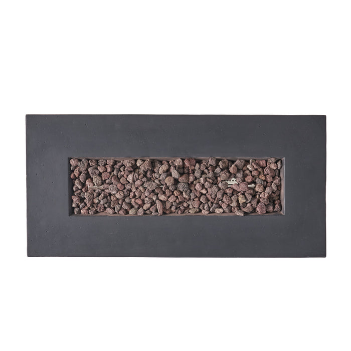 Contemporary Outdoor 40,000 Btu Propane Fire Pit