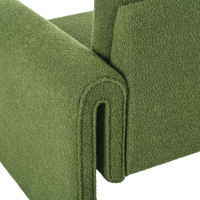 Modern Upholstered Accent Chair, Sturdy Support & Luxurious Comfort