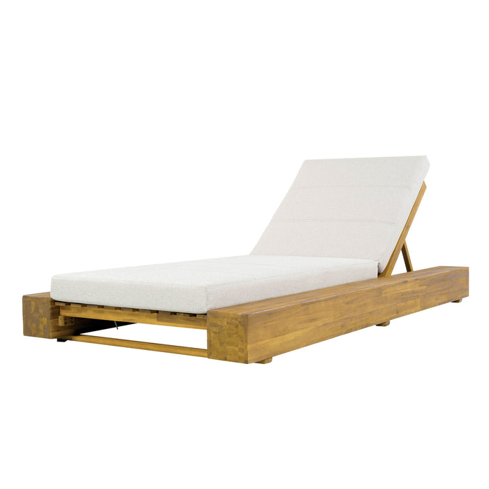 Outdoor Chaise Lounges With Water-Resistant Cushions
