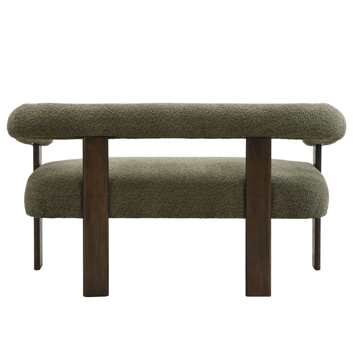 Modern Round Armrest Loveseat