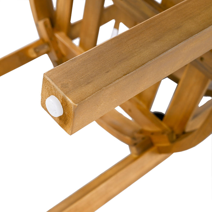 Abaco - Outdoor Acacia Wood Dining Chair (Set of 2) - Beige