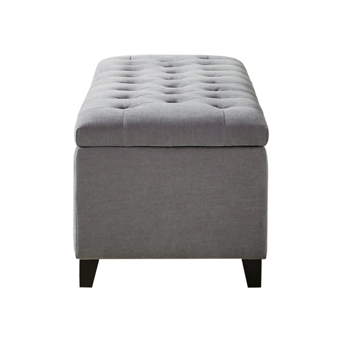 Elegant Design Tufted Top, Soft Close Storage Bench