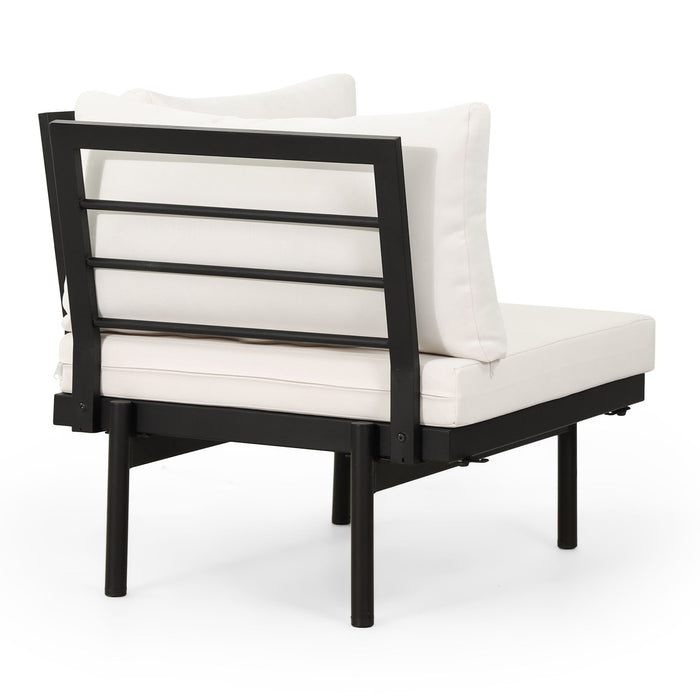 Theo - Sofa Corner, Coffee Table - Cream